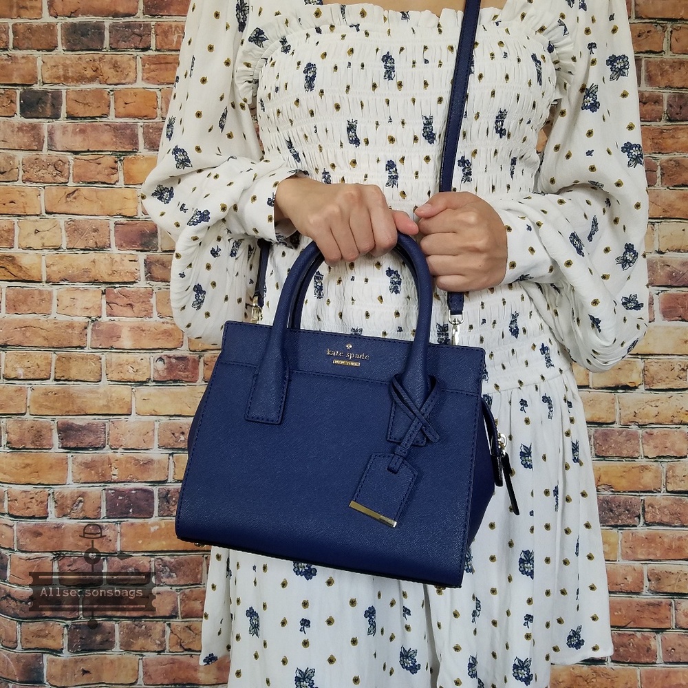 Cameron street MINI candace ocean blue satchel - Picture 4 of 7